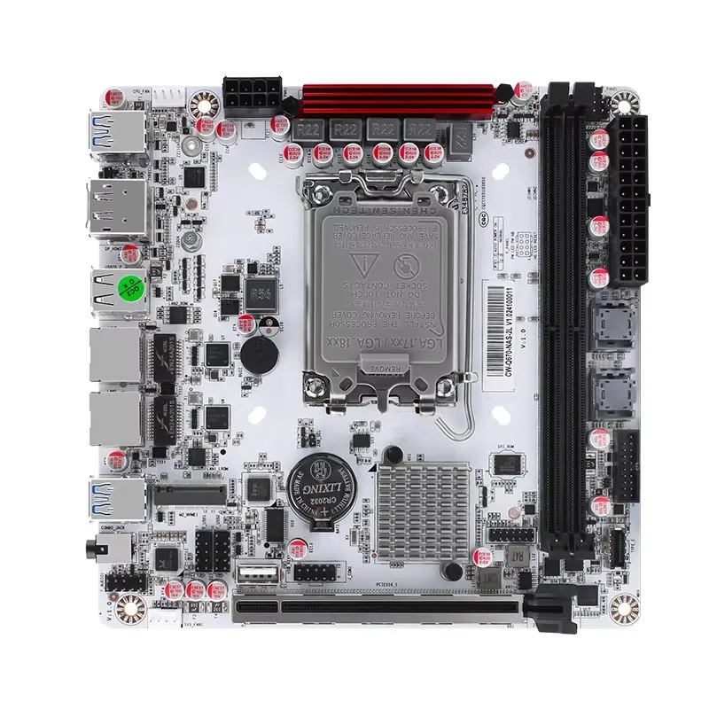 Q670 Intel vPro 8-Bay NAS Motherboard 12/13/14th Gen LGA1700 3*NVMe 2*SFF-8643 1*PCIE5.0x16 2*DDR5 2*2.5G LAN Firewall Mainboard
