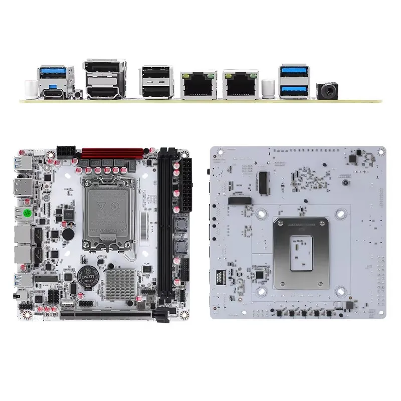 Q670 Intel vPro 8-Bay NAS Motherboard 12/13/14th Gen LGA1700 3*NVMe 2*SFF-8643 1*PCIE5.0x16 2*DDR5 2*2.5G LAN Firewall Mainboard