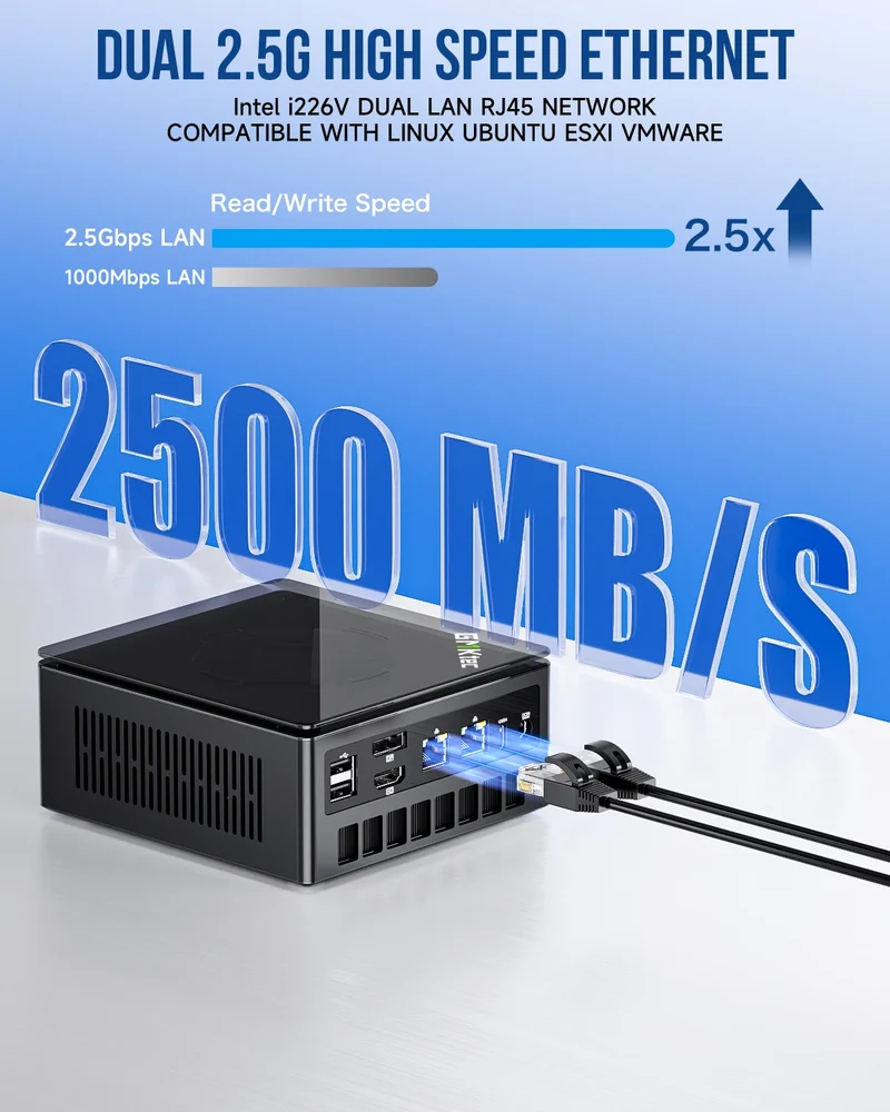 GMKtec K8 Plus Mini PC AMD R7 8845HS 8-core 16-thread DDR5 5600Mhz Pcie 4.0 SSD WIFI6 BT5.2 Win11 Pro Desktop Gaming PC