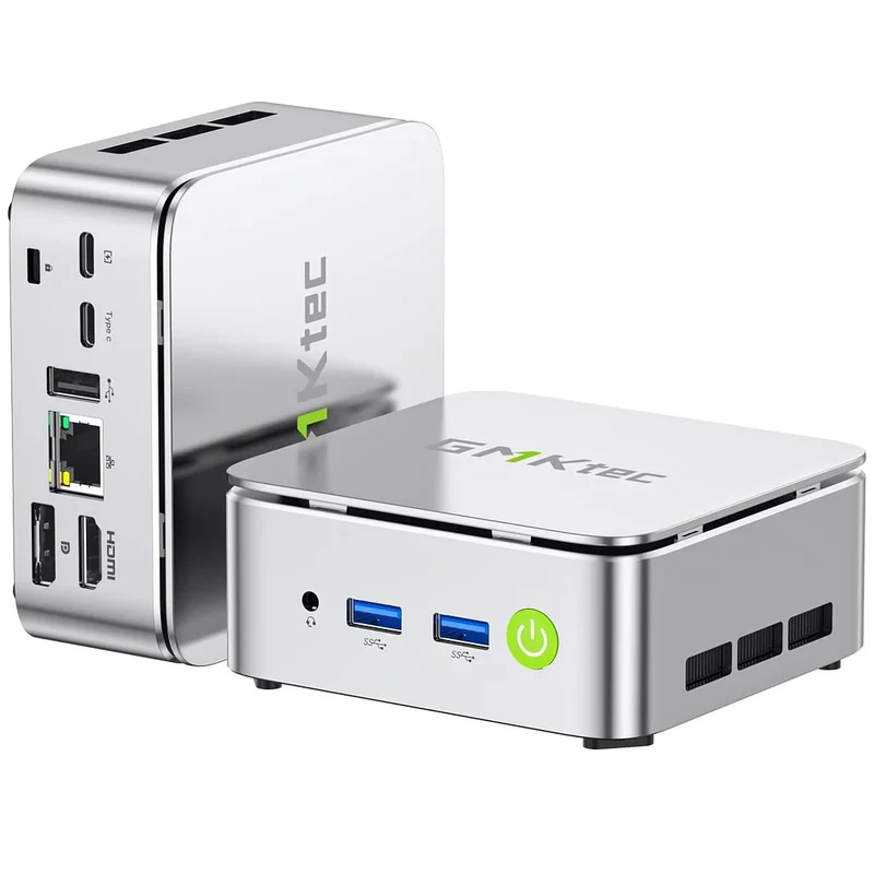 GMKtec G10 AMD Ryzen 5 3500U Mini PC Dual Channel DDR4 2400MT/s NVMe SSD Win 11 Pro WiFi BT 2.5Gbps LAN Desktop Office Computer