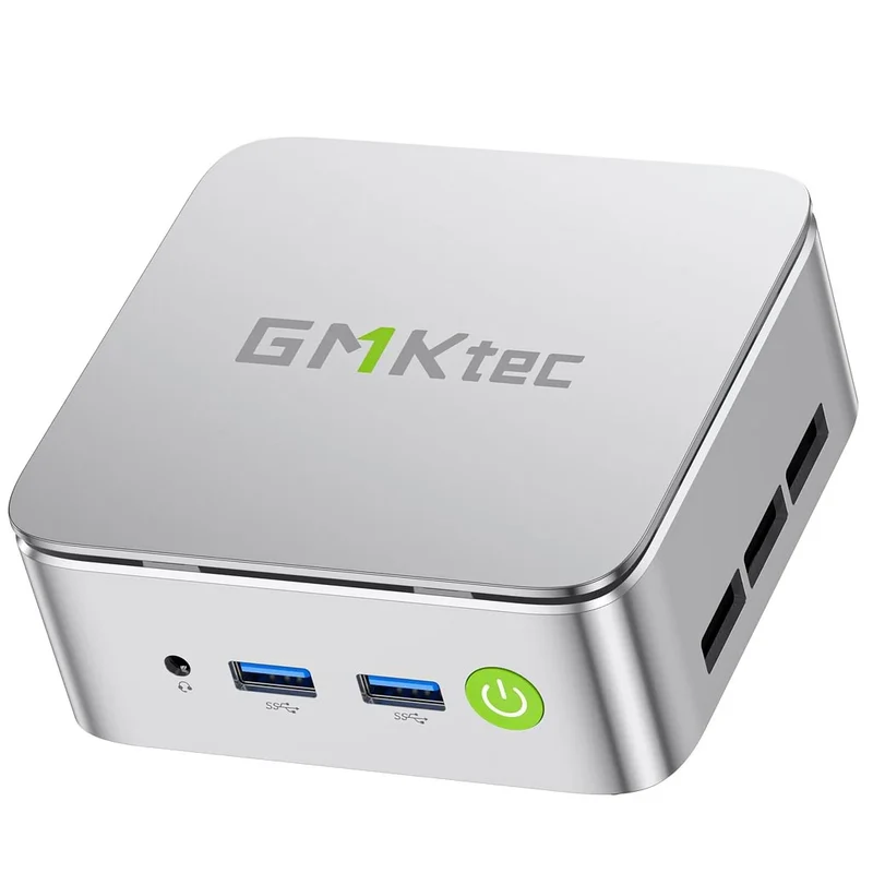 GMKtec G10 AMD Ryzen 5 3500U Mini PC Dual Channel DDR4 2400MT/s NVMe SSD Win 11 Pro WiFi BT 2.5Gbps LAN Desktop Office Computer