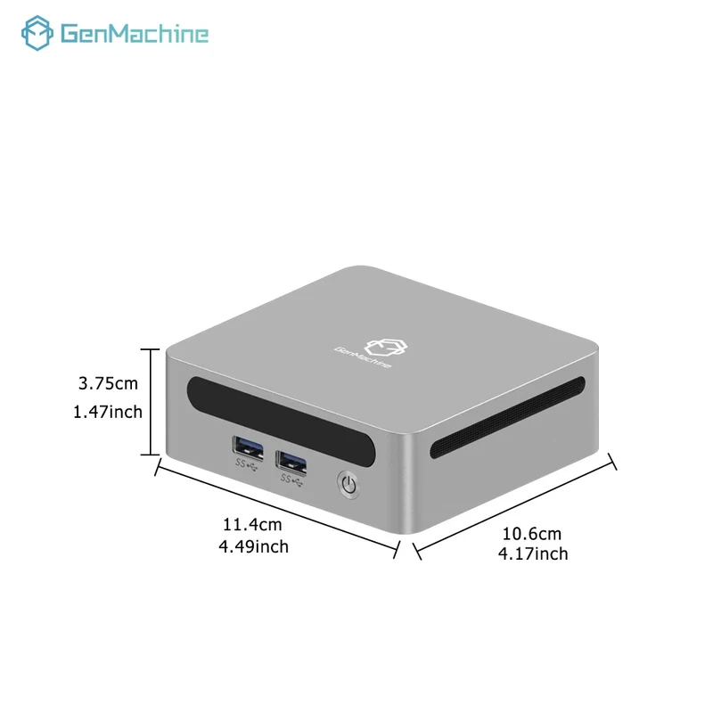 GenMachine AMD Ryzen 3 7330U DDR4 8G RAM 256G ROM Win 11 MINI PC 4 Core 8 Thread 3.6GHz TDP 15W WIFI6 Diy Gaming Pc Gamer