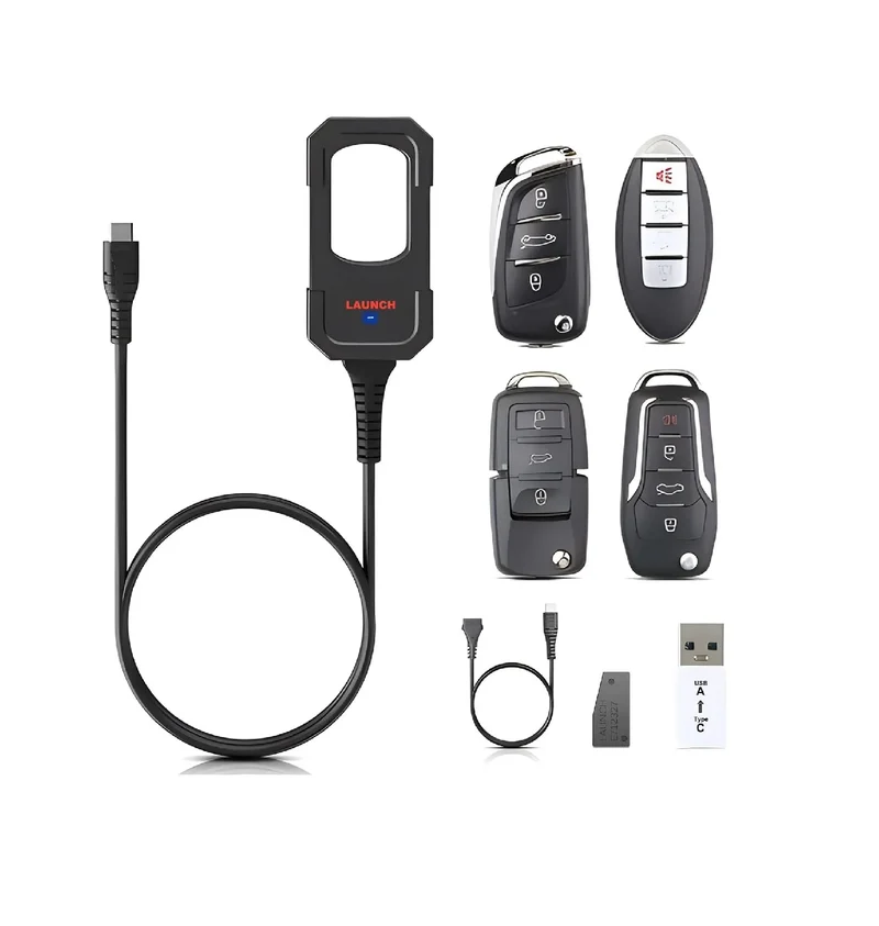 LAUNCH remote maker X431 key programming equipment with 4 universal remotes 1 super chip immobilizer tool IMMO compatible