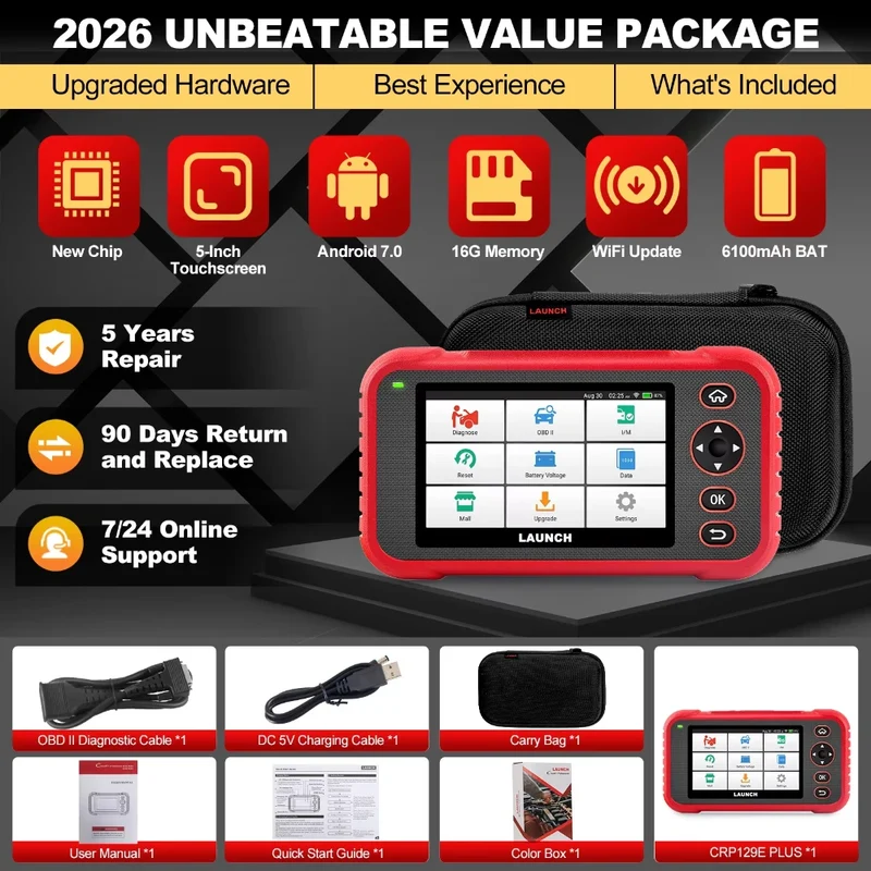 CRP129E PLUS Diagnostic Magic Full System Scan 8 Special Functions 12V Adaptation Professional Level