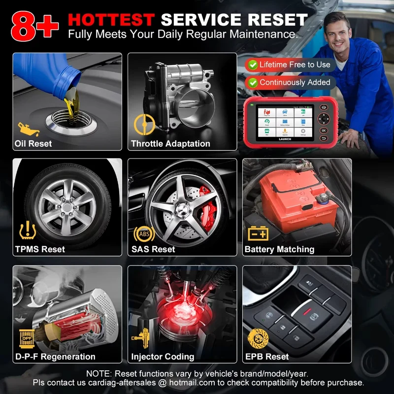 CRP129E PLUS Diagnostic Magic Full System Scan 8 Special Functions 12V Adaptation Professional Level