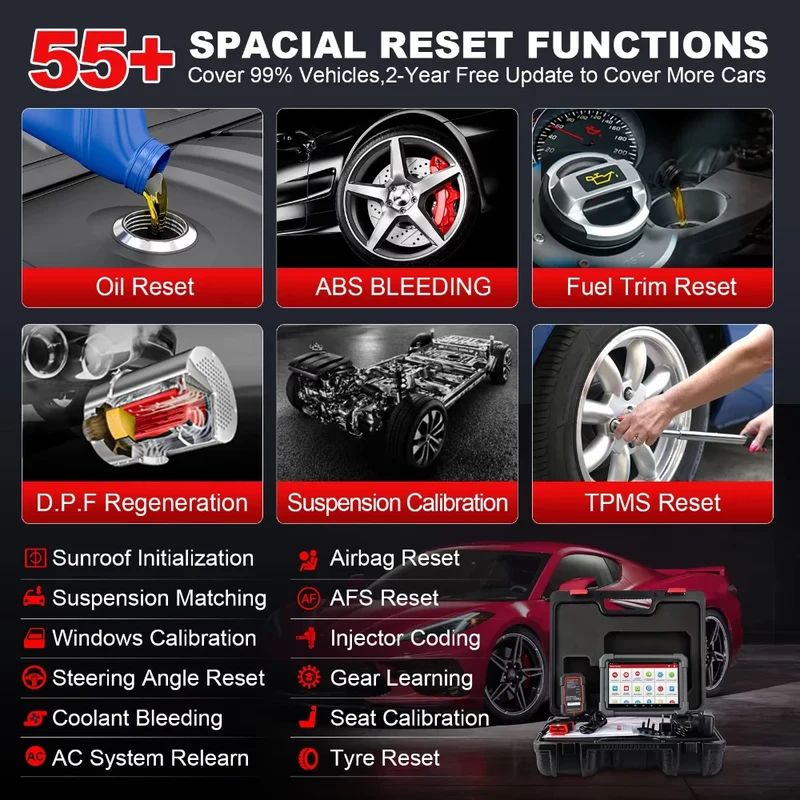 X431 Pro3 Diagnostic Magic ACE Upgraded Version Bidirectional Scan DBSCar VII Connection Professional Level OEM