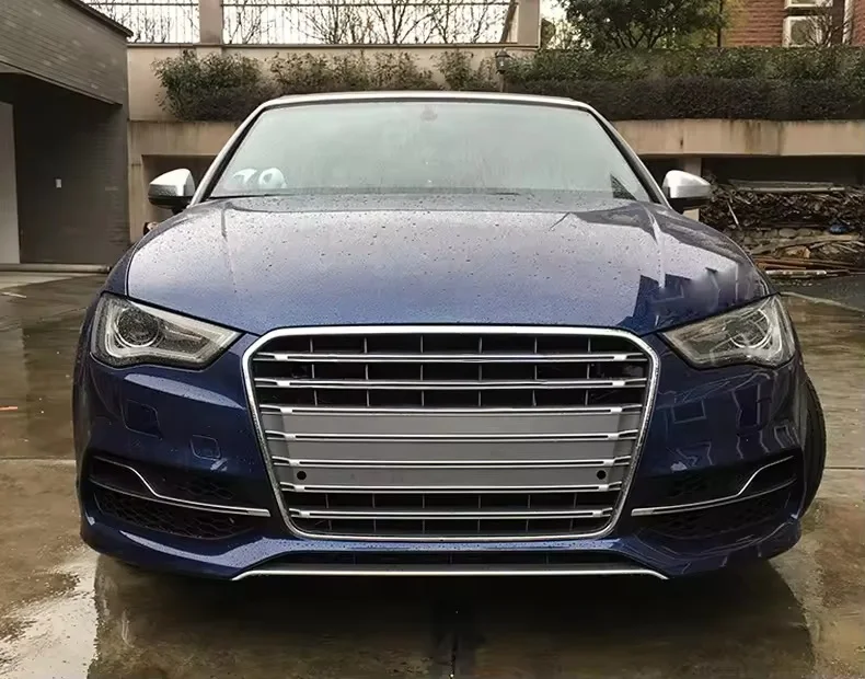 Car A3 S3 Front Bumper S3 Style Body Kits With Gloss Black for Audi A3 8V S3 8V5807065GRU 2013 2014 2015 2016