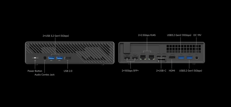 MINISFORUM MS-A2 Mini PC AMD Ryzen 9 9955HX/7945HX Windows 11 DDR5 PCIe SSD WIFI6E BT5.2 Dual 10G SFP+ Gaming MINI PC Computer