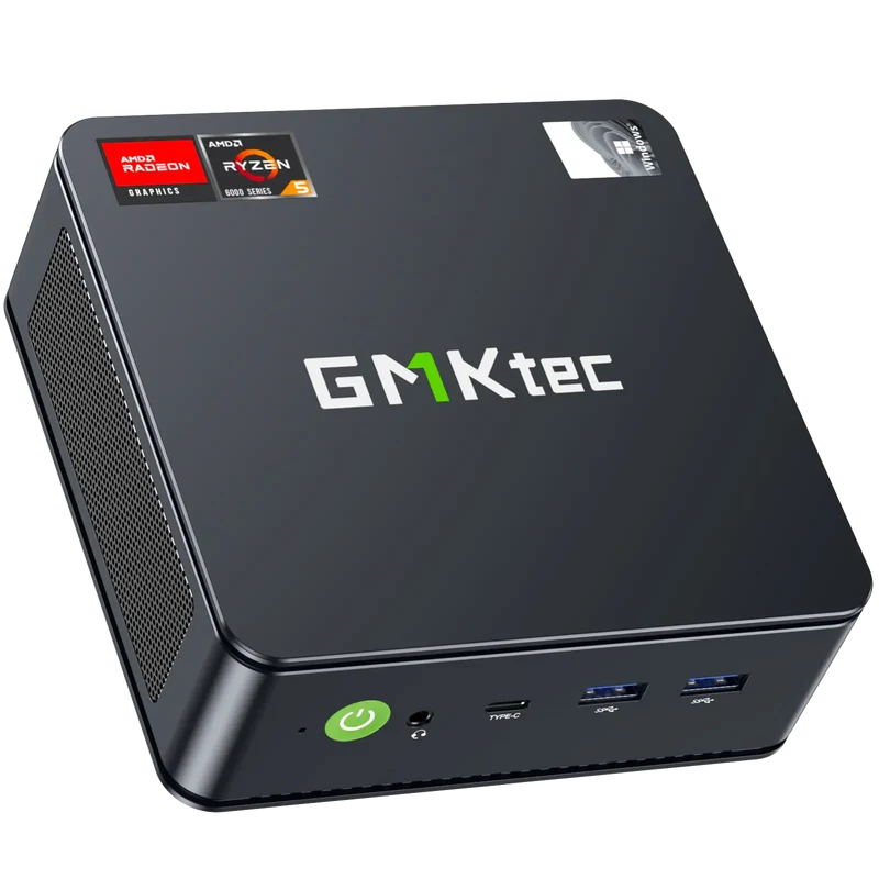 AittactXGMKtec M6 Ultra AMD Ryzen 5 7640HS Mini PC DDR5 M.2 SSD Windows 11 Pro WiFi 6E BT5.2 2.5G LAN Desktop Gaming Office PC