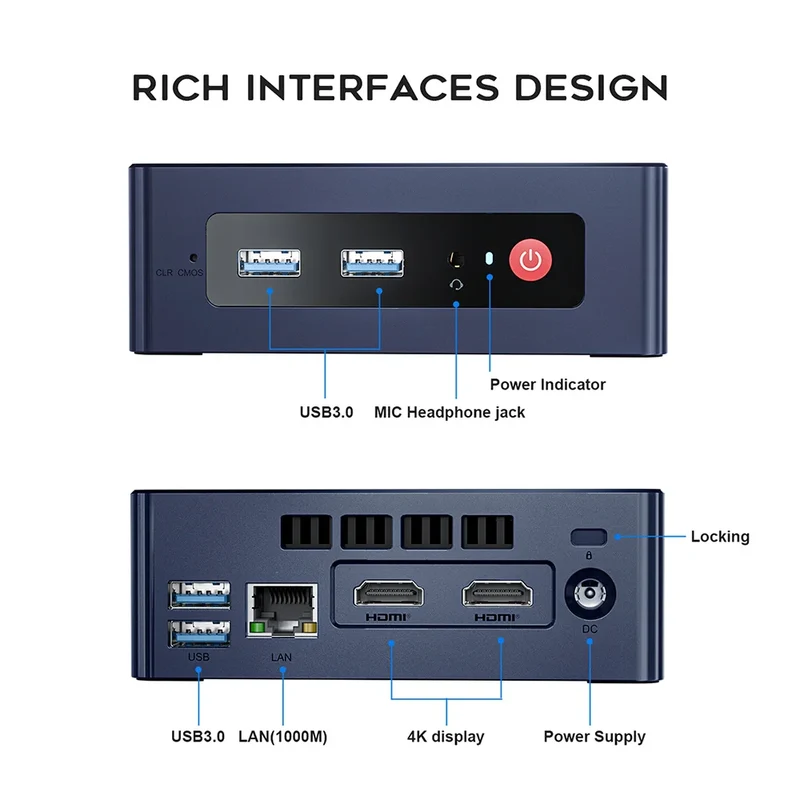 Beelink Mini S13 Intel Twin Lake N150 S12 Pro N100 16G 500G Windows 11 Mini S 11th N5095 DDR4 8GB 128GB Desktop Computer N95