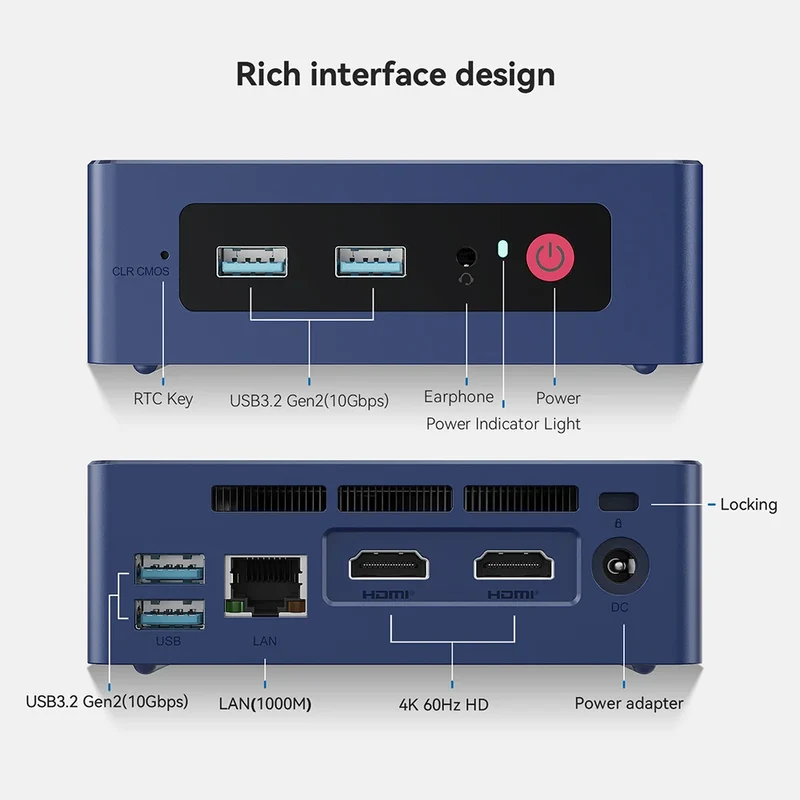 Beelink Mini S13 Intel Twin Lake N150 S12 Pro N100 16G 500G Windows 11 Mini S 11th N5095 DDR4 8GB 128GB Desktop Computer N95