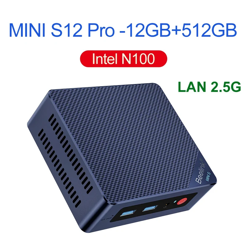 Beelink Mini S13 Intel Twin Lake N150 S12 Pro N100 16G 500G Windows 11 Mini S 11th N5095 DDR4 8GB 128GB Desktop Computer N95