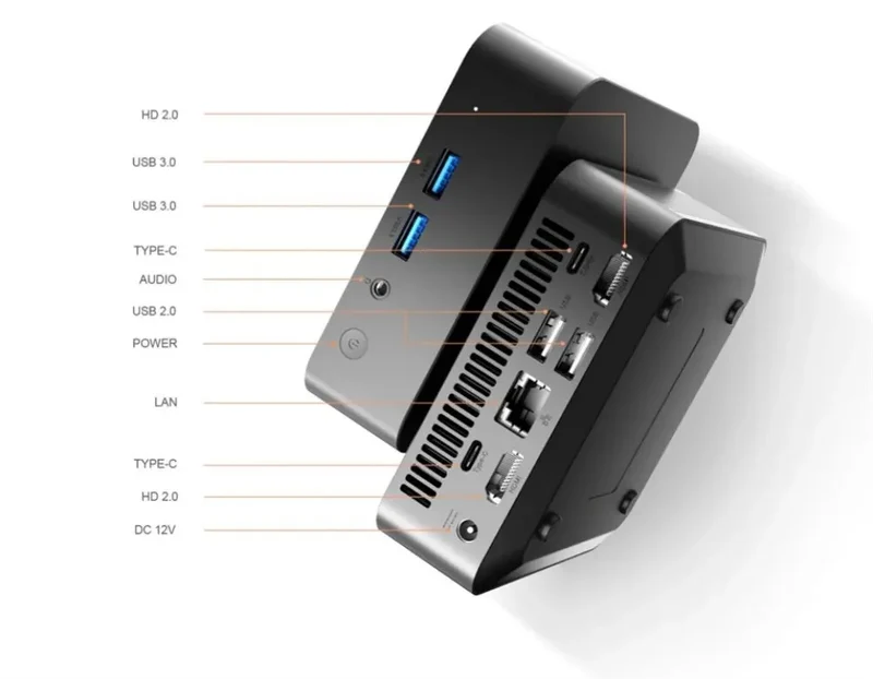TOP MiniPC Windows 11 Intel Core i9 10980HK IntelN150 Pocket Computer 16GB 32GB RAM 1TB 2TB SSD minipc 1000M Ethernet Desktop PC