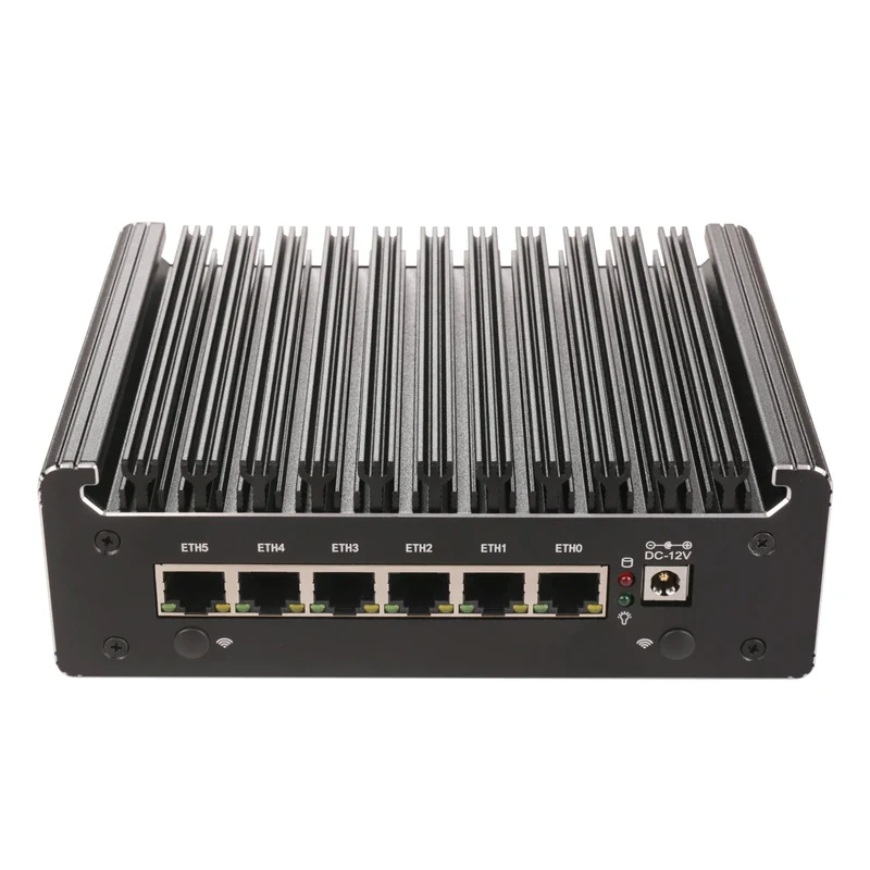 Intel N100 8505 7505 6305 6x i226-V 2.5G Firewall Server Fanless Mini PC DDR4 NVMe 1*COM Type-C pfSense OPNsense Mini Computer