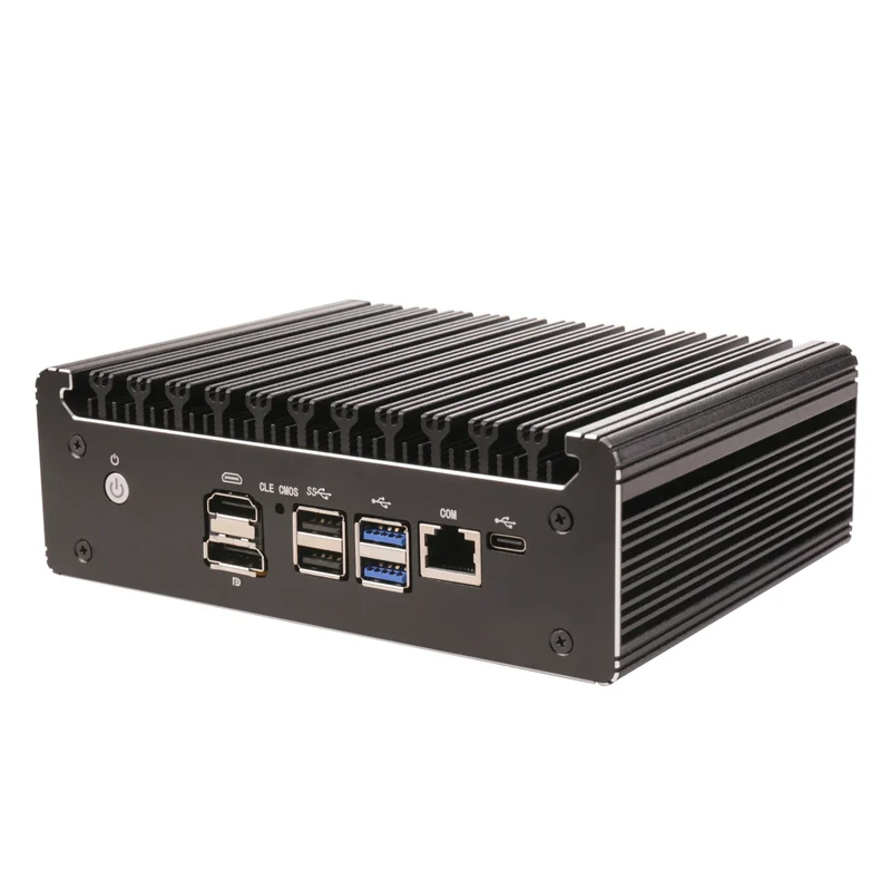 Intel N100 8505 7505 6305 6x i226-V 2.5G Firewall Server Fanless Mini PC DDR4 NVMe 1*COM Type-C pfSense OPNsense Mini Computer