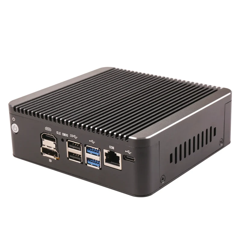 Intel N100 8505 7505 6305 6x i226-V 2.5G Firewall Server Fanless Mini PC DDR4 NVMe 1*COM Type-C pfSense OPNsense Mini Computer