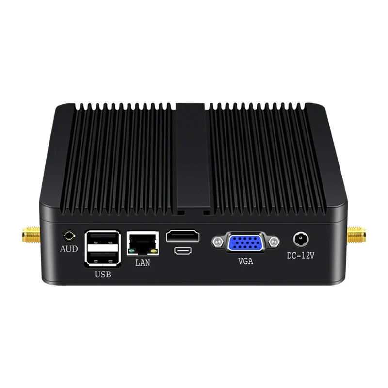 XCY Fanless Mini PC Intel Core I7 4500U I5 4200U Gigabit Ethernet HDMI VGA Display 8x USB Ports Support WiFi Windows Linux