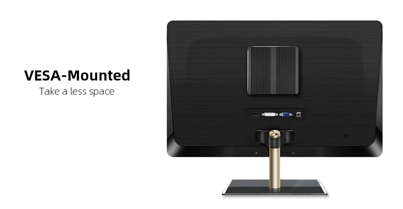 XCY Fanless Mini PC Intel Core I7 4500U I5 4200U Gigabit Ethernet HDMI VGA Display 8x USB Ports Support WiFi Windows Linux