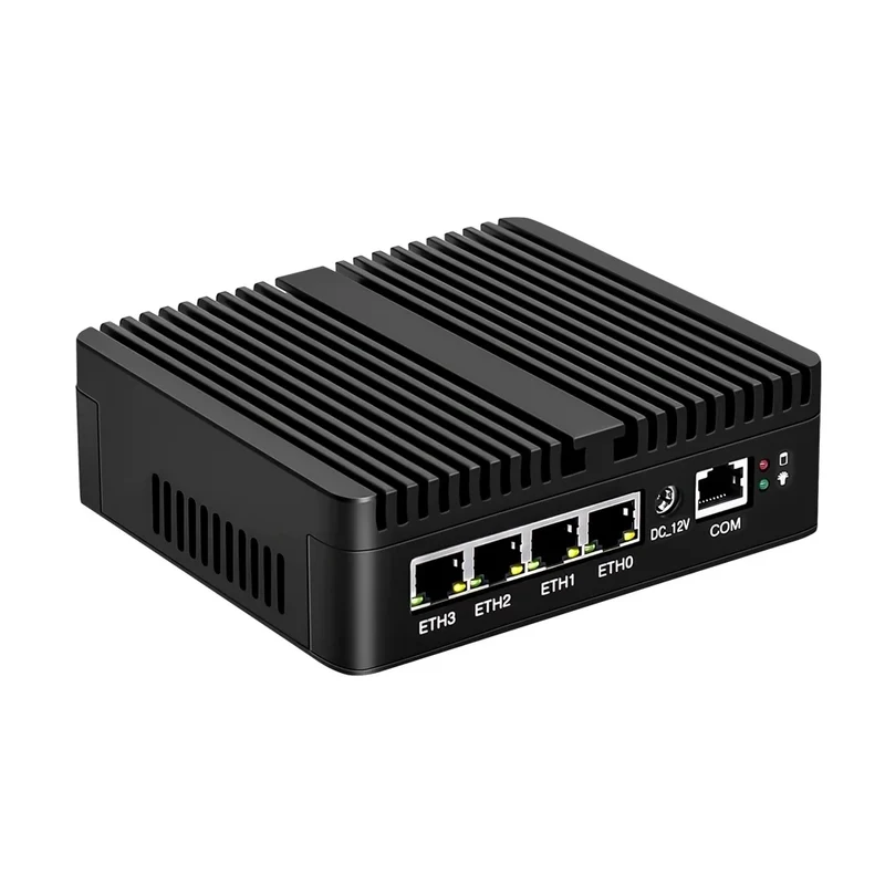 Topton New Intel N150 Firewall Computer J6412 J5005 6305 Soft Router 4x2.5G i226 LAN Industrial Fanless Mini PC pfSense OPNsense