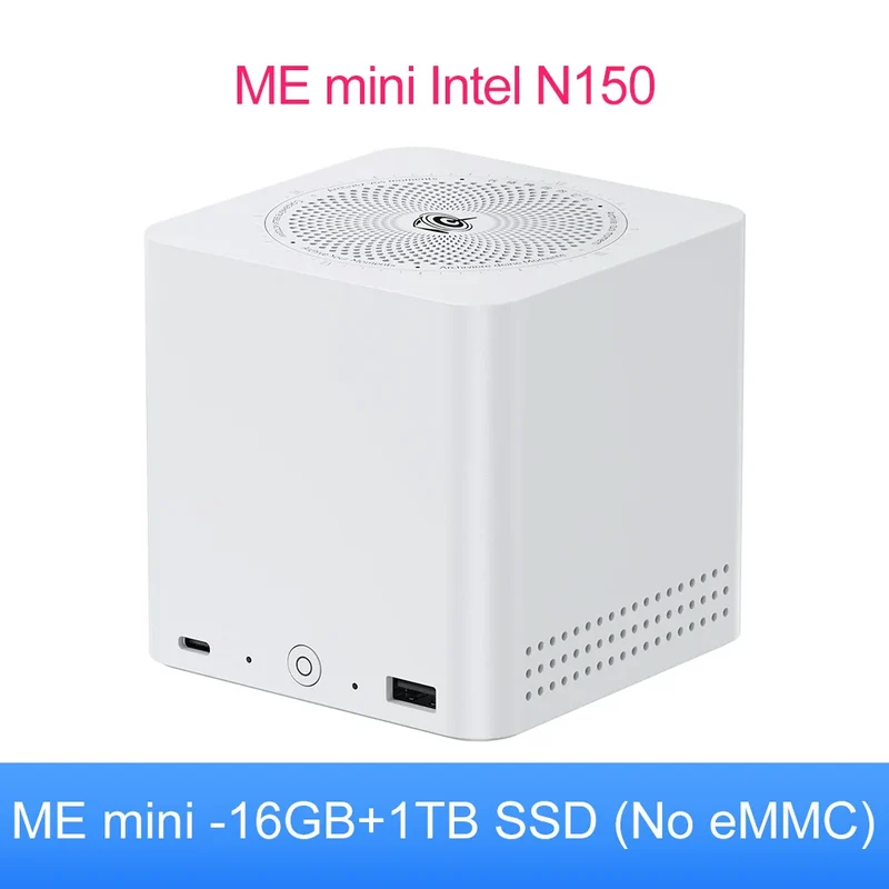 Beelink ME Mini ME Pro Intel Twin Lake N150 LPDDR5 4800MHz 16GB RAM 1T SSD WiFi6 4K Dual Lan Home Network Storage NAS Mini Host