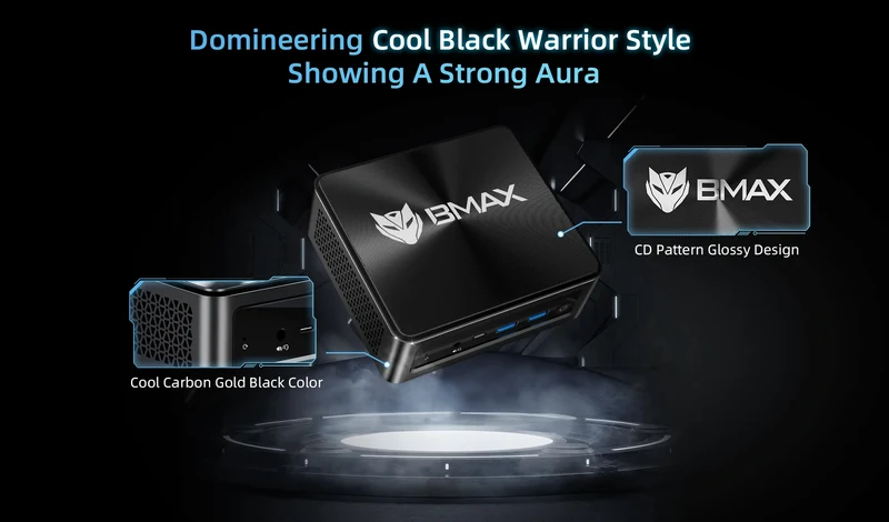 BMAX B9 Power Mini PC with Intel i9-12900HK 14-Core, 24GB DDR5 1TB NVMe SSD, Windows 11, Iris Xe Graphics, Dual 4K, WiFi 6