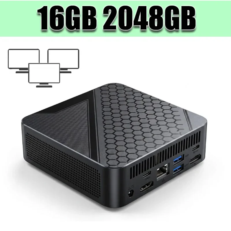 2026 Intel Core I9-8950HK Gaming Mini PC 16GB RAM 1TB/2TB SSD 4K WiFi6 BT5.2 Compact Mini Desktop Computer For Office Gaming