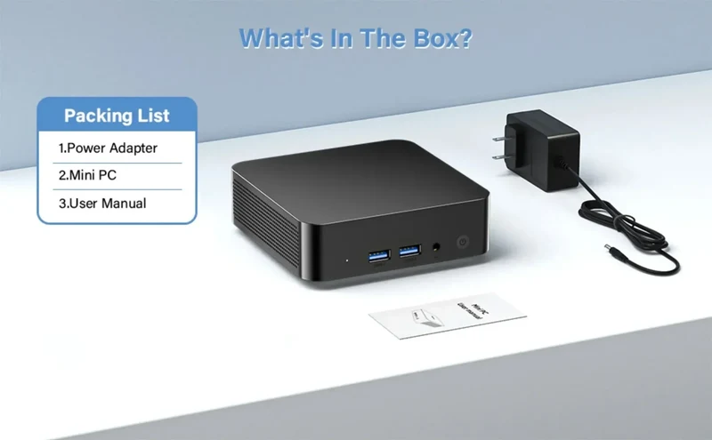 NEW MINI PC Windows 11 Intel Core I9 10980HK/intel N150 16GB RAM 1TB SSD WIFI 6 BT5.2 4K HD Mini Gaming Office Study PC