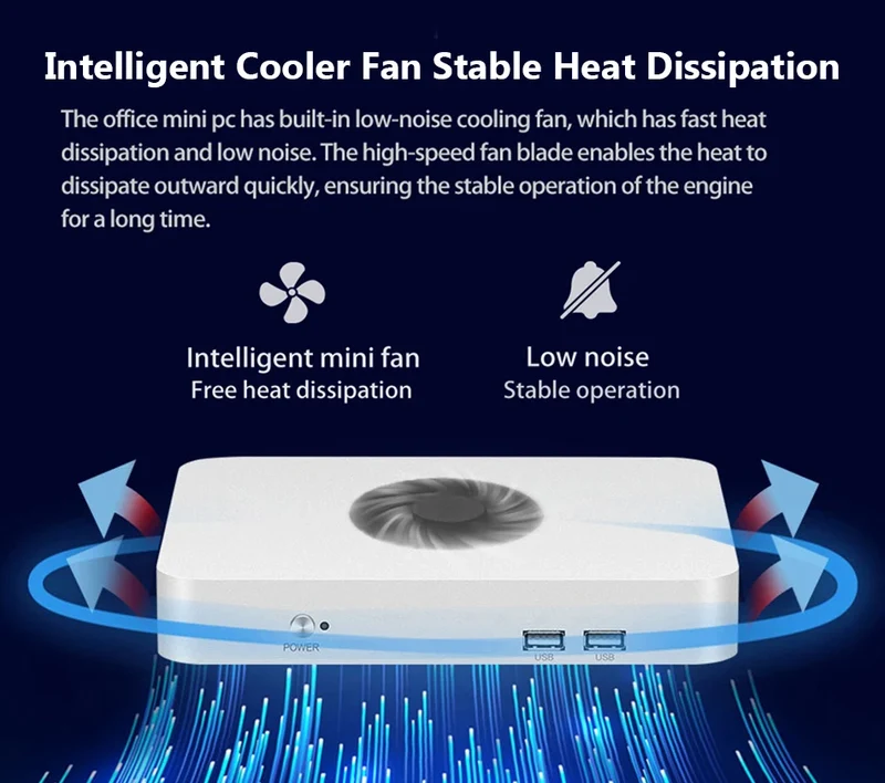 Mini PC HTPC Core i5 3317U 4200U Windows 10 Cooler Fan 8G RAM DDR3L Gaming Mini Computer HDMI Wifi Office Home Desktop minipc