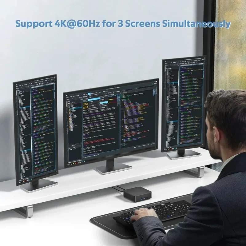 NEW Core I9-10980HK/N150 Portable Mini PC Computer Windows 11 32GB DDR4 1/2TB SSD Gaming Computer WiFi 6 Office Mini Desktop