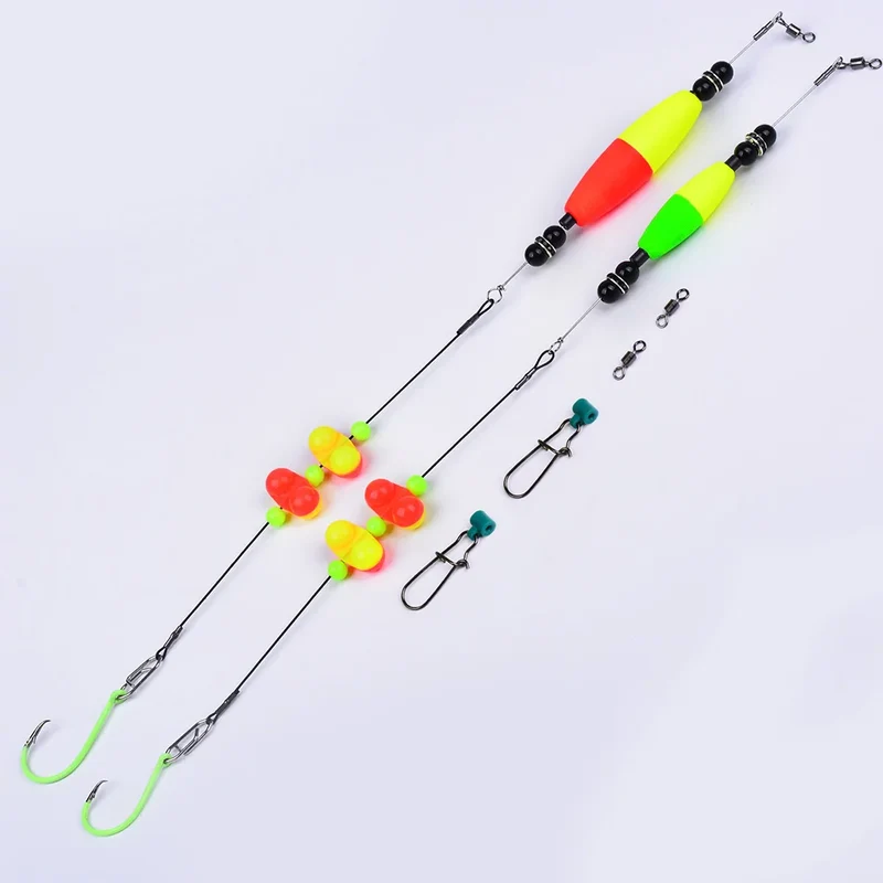 PROBEROS 5pcs 6/0 8/0 10/0 Artificial Catfish Rigs with Rattler High Quality Fishing Equipment for Freshwater Fishing Wholesale