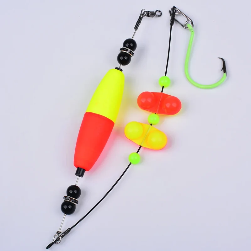 PROBEROS 5pcs 6/0 8/0 10/0 Artificial Catfish Rigs with Rattler High Quality Fishing Equipment for Freshwater Fishing Wholesale