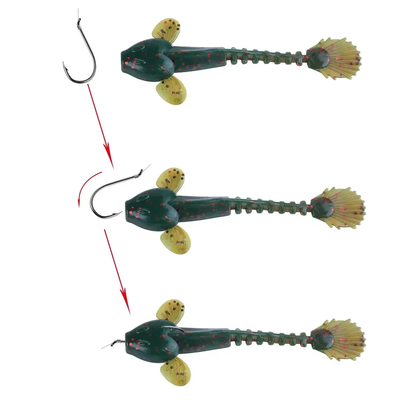 Sougayilang Soft Lure 4.5g 3.5in 90mm 12PCS/Lot Fishing Swimbait Lure Set Tail Worm Saltwater/Freshwater Fishing Baits
