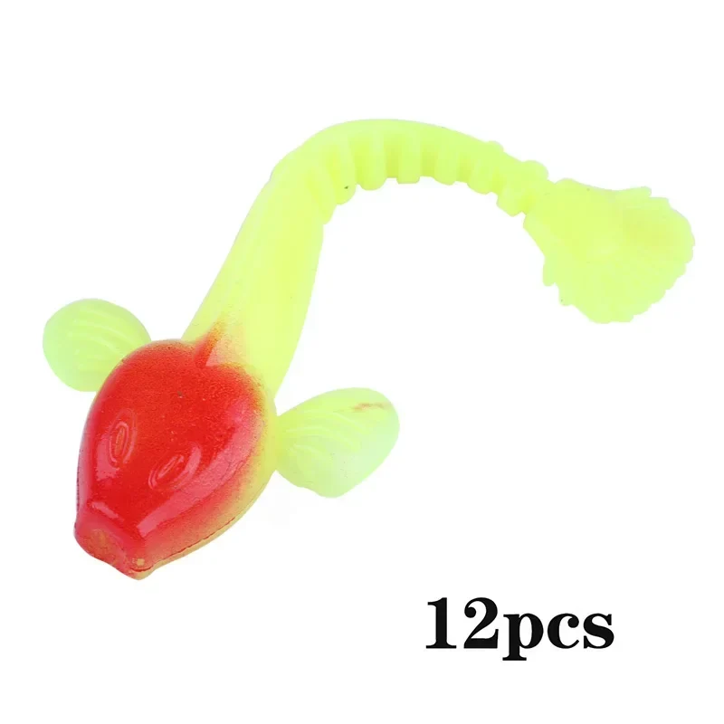 Sougayilang Soft Lure 4.5g 3.5in 90mm 12PCS/Lot Fishing Swimbait Lure Set Tail Worm Saltwater/Freshwater Fishing Baits