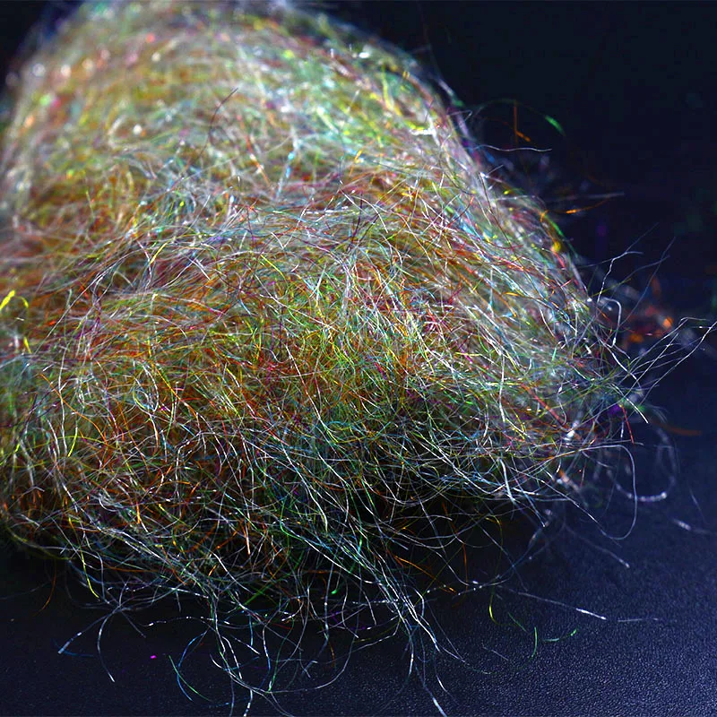 Royal Sissi Hot 2 Styles Fly Tying Rainbow Scud Dub Light & Dark Shade Nymph Dubbing for Trout Flies Colorful Synthetic Shaggy D
