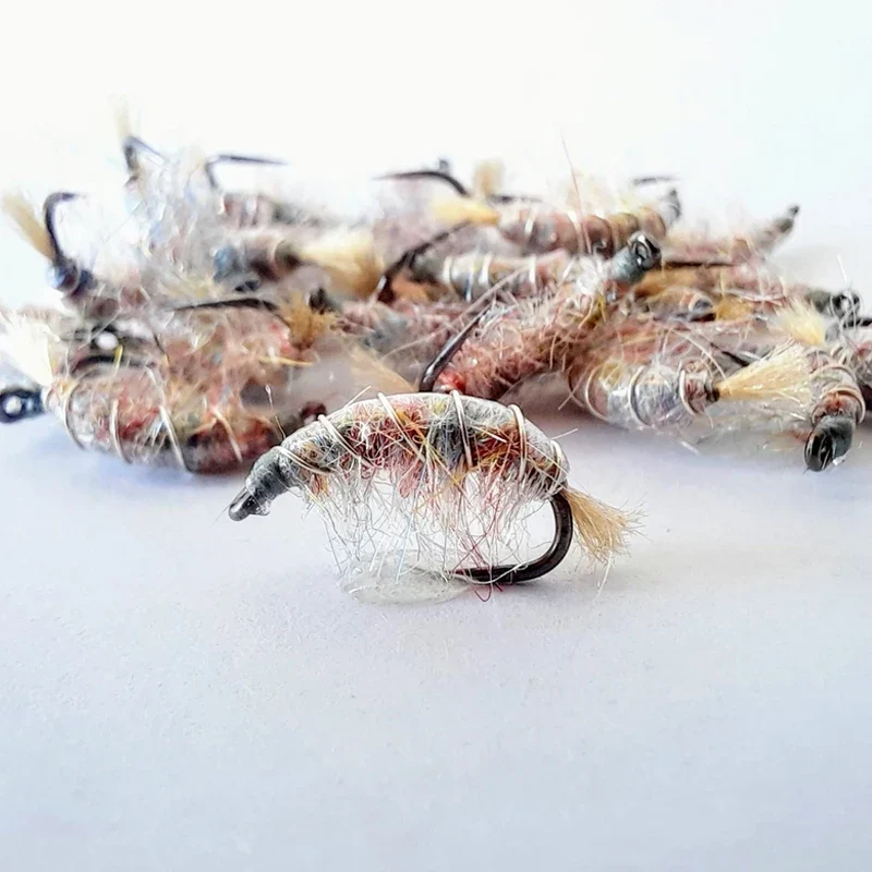 Royal Sissi Hot 2 Styles Fly Tying Rainbow Scud Dub Light & Dark Shade Nymph Dubbing for Trout Flies Colorful Synthetic Shaggy D