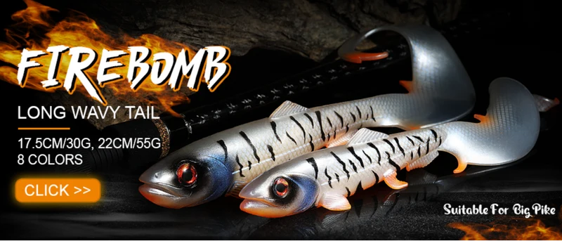 Spinpoler Big Fish Soft Fishing Lure With Stinger Rig Hook Set 14cm/18cm Jigging Trolling For Saltwater Sea Fishing Tackle Pesca
