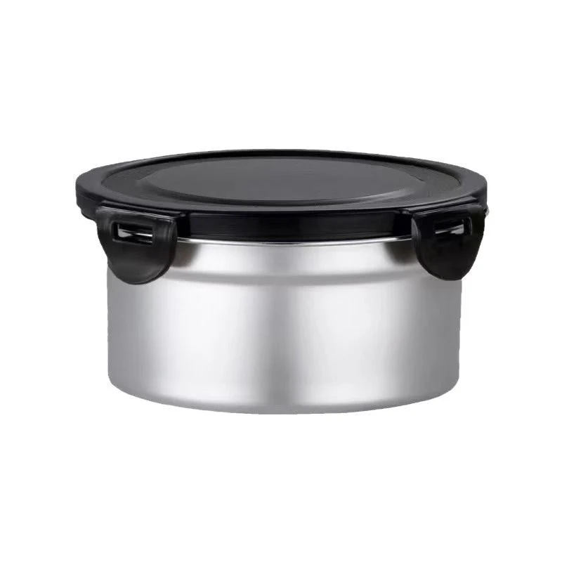 Cross-Border Stainless Steel Crisper Food Storage Box Refrigerator Sealed Box Fruit Lunch Box Lunch Box Korean Three-Piece Set