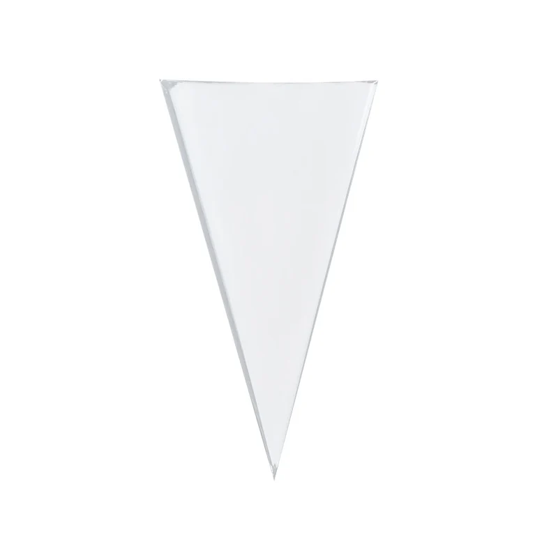 Explosion-Proof High-Pressure Disposable Piping Bag Thickeneded Transparent Spot Plastic Ldpe Environmentally Friendly Triangle Bag 50 Pieces Small Size