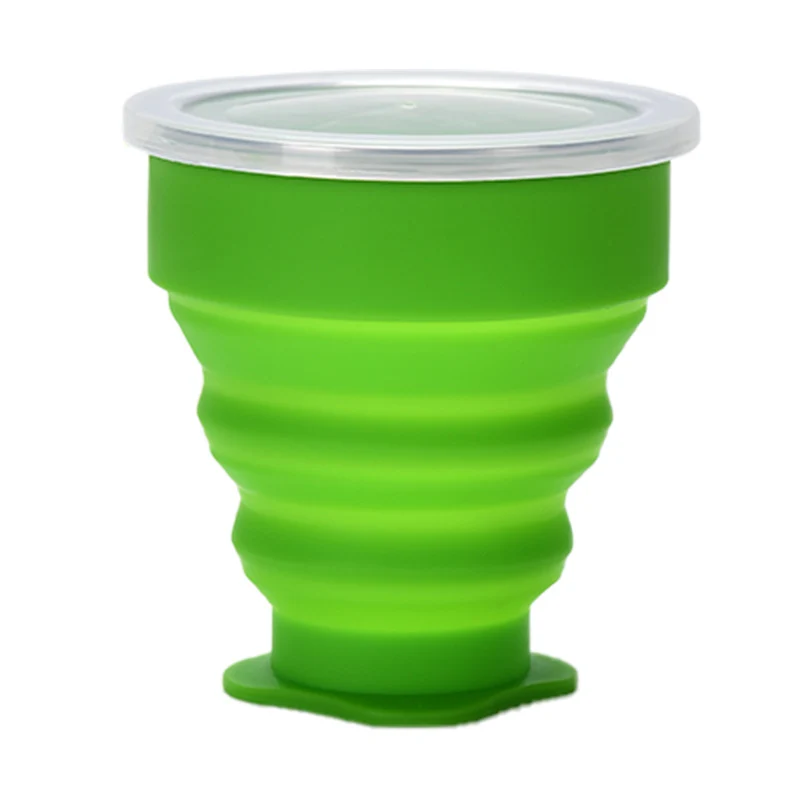 Cross-Border Silicone Foldable Water Cup, Portable Mouthwash Cup for Outdoor Travel, Lightweight and Convenient Cup, Watercup Portable