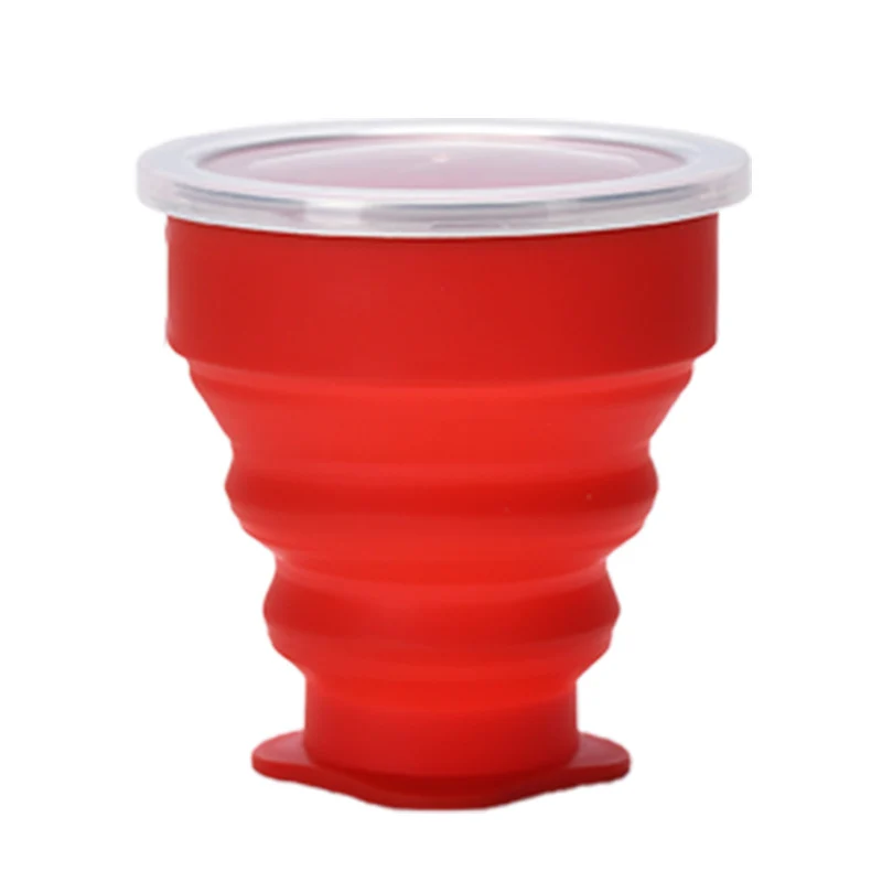 Cross-Border Silicone Foldable Water Cup, Portable Mouthwash Cup for Outdoor Travel, Lightweight and Convenient Cup, Watercup Portable