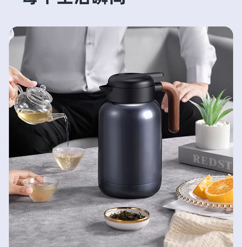 316L Stainless Steel Insulated Large Capacity Kettle for Home Use, Thermos for Tea, Dedicated for Warming Tea, Water Separation, and Stewing Tea Kettle