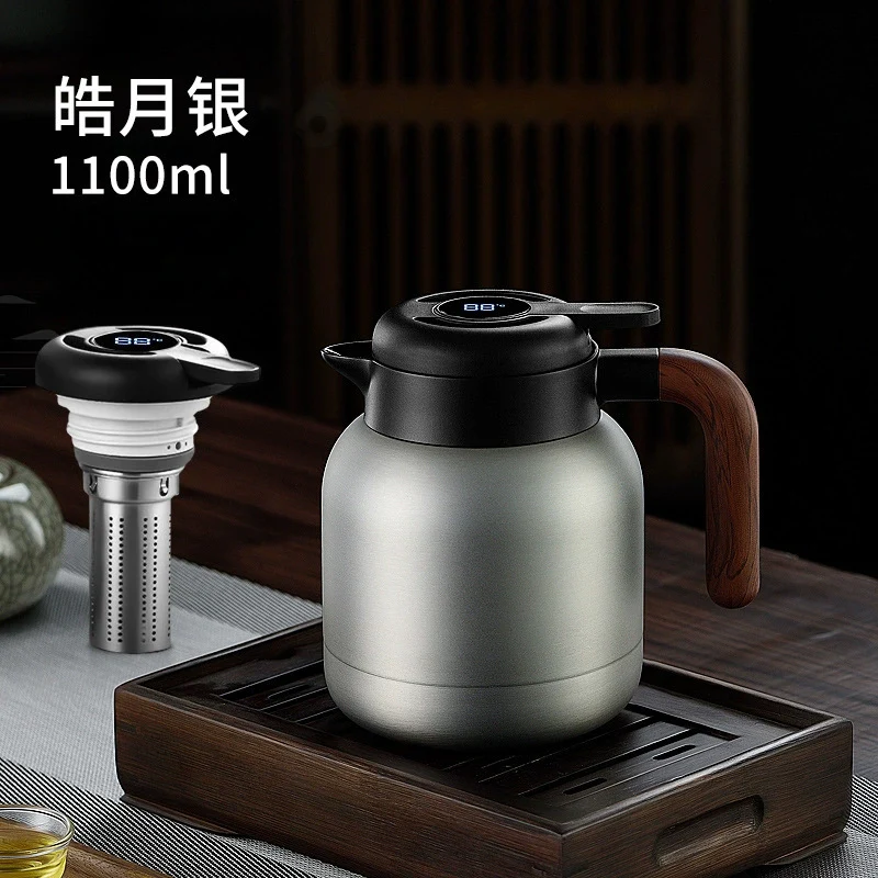 316L Stainless Steel Insulated Large Capacity Kettle for Home Use, Thermos for Tea, Dedicated for Warming Tea, Water Separation, and Stewing Tea Kettle