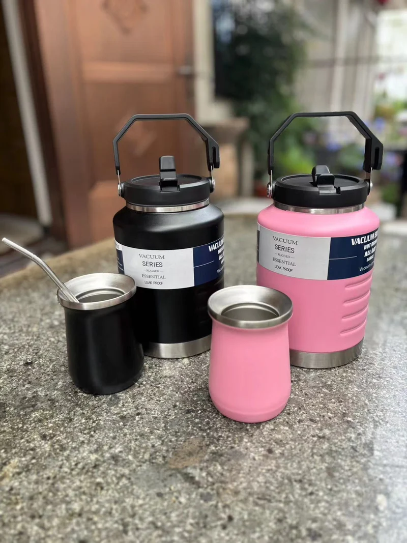 Large Capacity Outdoor Insulated Thermos Cup with 304 Stainless Steel Liner for Fitness, Suitable for South America, Europe, and America