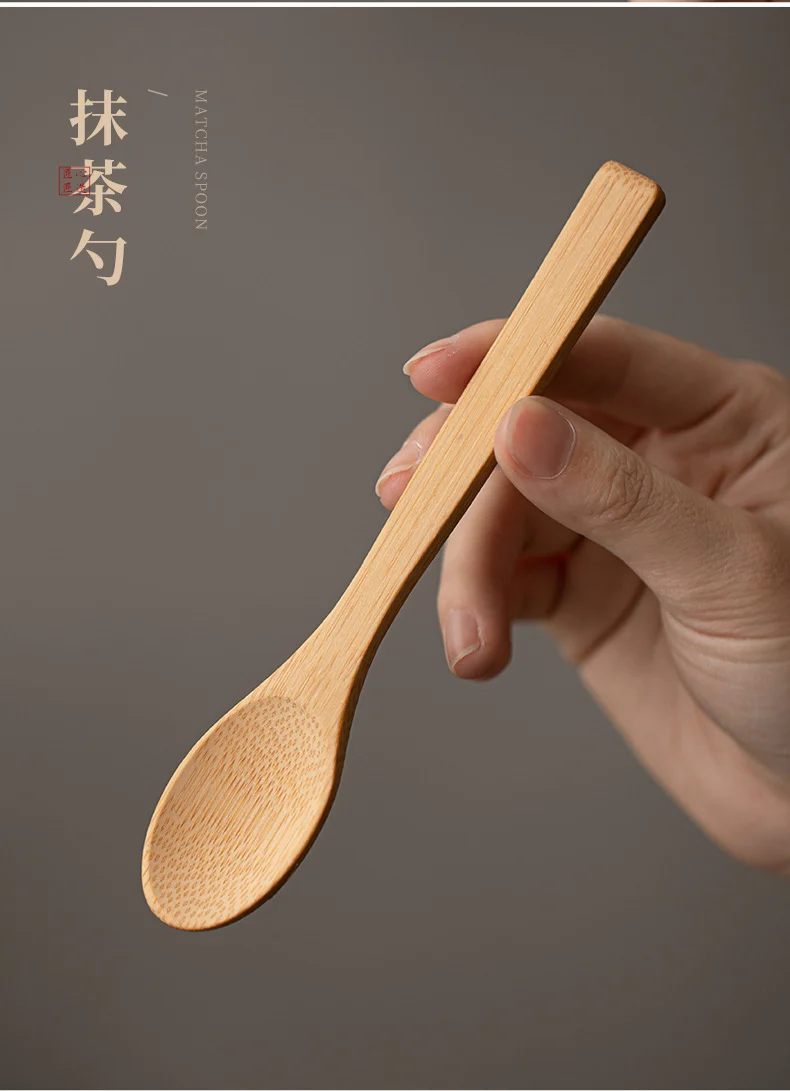 Japanese Tea Ceremony Cherry Blossom Pink Matcha Four-Piece Ceramic Matcha Bowl Tea Whisk Tea Spoon Tea Accessories