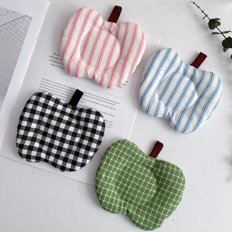 Meizuo Elements Korean-Style Ins-Style Apple Quilted Coasters Fabric Tea Coasters Cute Anti-Scalding Mats Factory Direct Sale