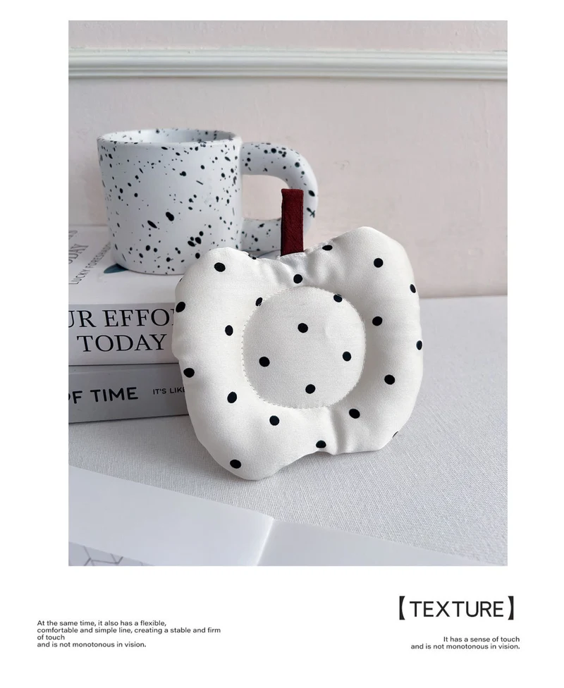 Meizuo Elements Korean-Style Ins-Style Apple Quilted Coasters Fabric Tea Coasters Cute Anti-Scalding Mats Factory Direct Sale