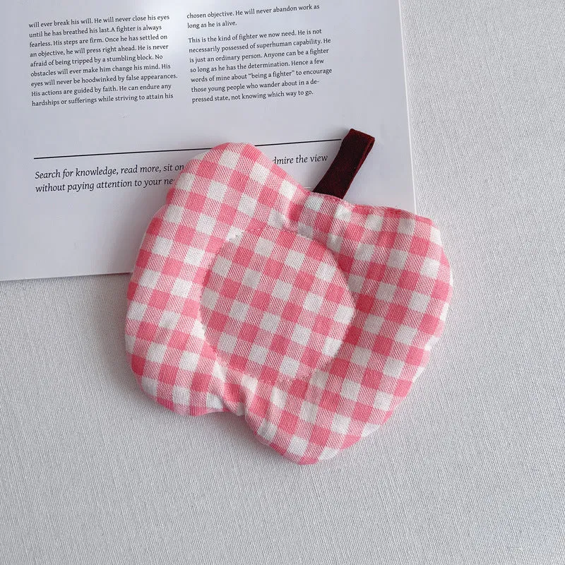 Meizuo Elements Korean-Style Ins-Style Apple Quilted Coasters Fabric Tea Coasters Cute Anti-Scalding Mats Factory Direct Sale