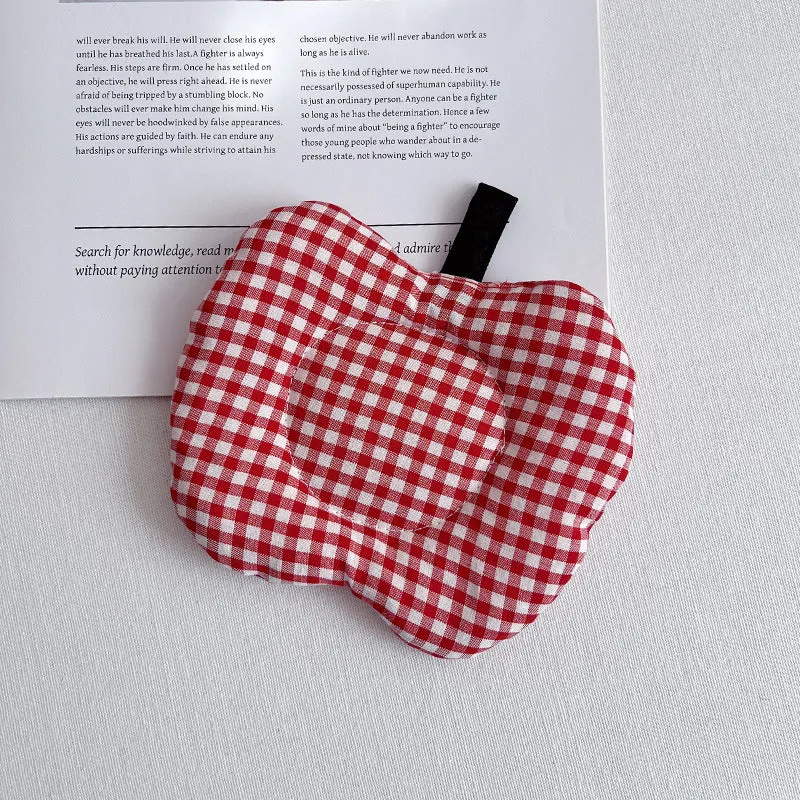Meizuo Elements Korean-Style Ins-Style Apple Quilted Coasters Fabric Tea Coasters Cute Anti-Scalding Mats Factory Direct Sale