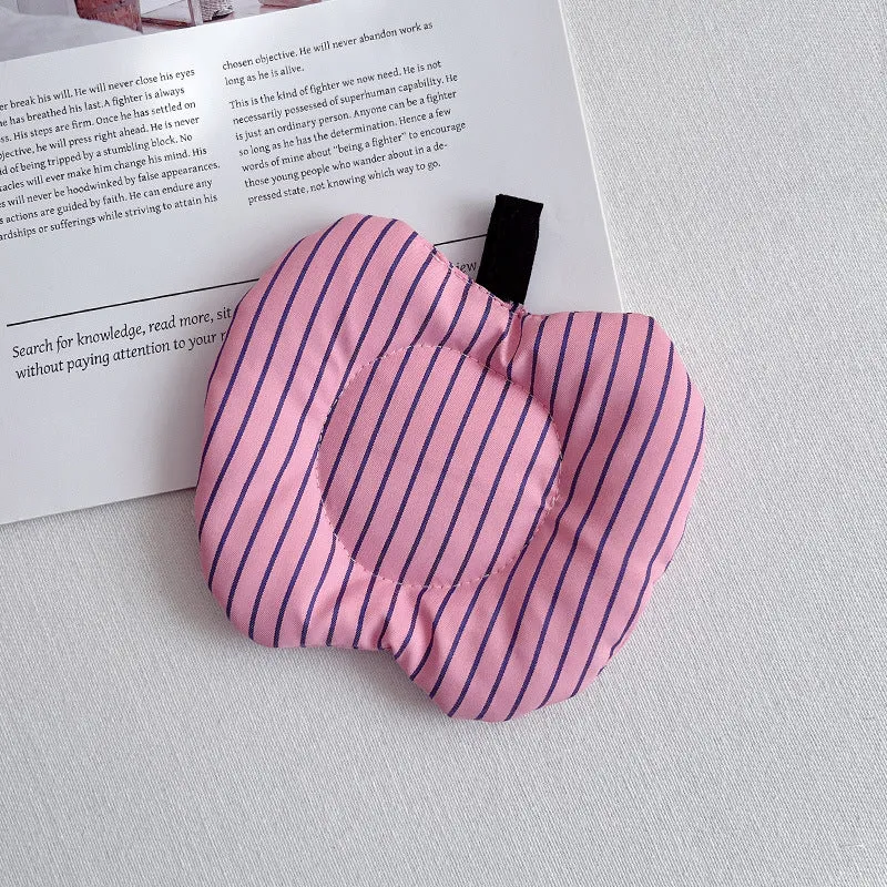 Meizuo Elements Korean-Style Ins-Style Apple Quilted Coasters Fabric Tea Coasters Cute Anti-Scalding Mats Factory Direct Sale