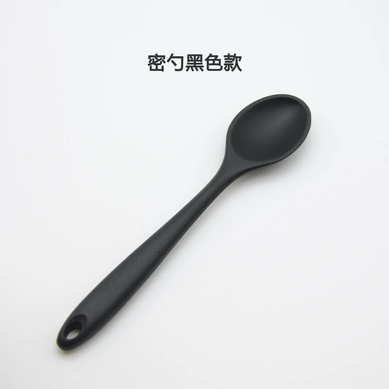Food Grade Silicone Spoon, Kidsren's Safety Table Spoon, High Temperature Resistant Non-Stick Pan, Student Spoon, Baby Food Supplement Mixing Spoon
